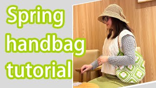 Crochet Bag|From spring handbag|Easy Tutorial for Beginners