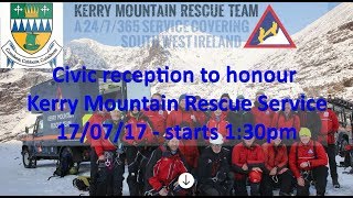 Civic Reception for Kerry Mountain Rescue