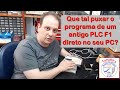 Como fazer o upload de um PLC F1 diretamente no PC via MELSEC MEDOC? (em Português)