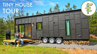 Fine Crafted Off-Grid Tiny House Packed with Clever Custom Features!  Tour
