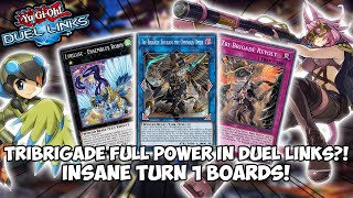 TRIBRIGADE IS FINALLY IN DUEL LINKS! BEST COMBOS WITH LYRILUSC! | Yu-Gi-Oh! [DUEL LINKS]