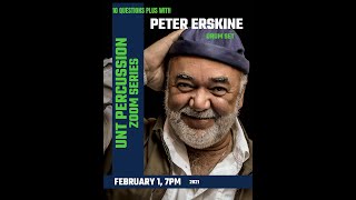 UNT's 10 Questions Plus with Peter Erskine