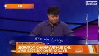 HATED, LOVED 'JEOPARDY!' MASTER ARTHUR CHU FINALLY LOSES