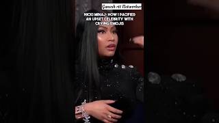Nicki Minaj: How I Pacified an upset Celebrity With Crying Emojis #trending #shorts #nickiminaj