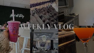 WEEKLY VLOG| TOURING APARTMENTS , BFK RESTOCK , MALL RUN ,  IM SO EMBARRASSED , NAILS , HAIR \u0026 MORE