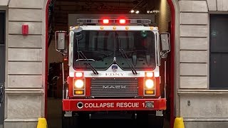 🌟 RARE 🌟 FDNY Collpase Rescue 1 And Ladder 25 Responding Major Matrix Assignment