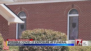 Possible COVID-19 exposure at funeral in Chatham County
