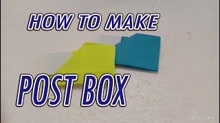 How to make an Origami post Box easy for beginner | Origami beautifull post Box Tutorial with Paper