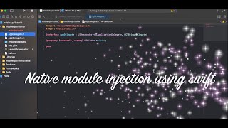 React Native - Native module injection using swift | iOS | UserDefaults
