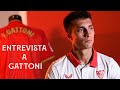 La primera entrevista de Gattoni como sevillista