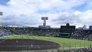 2024 選抜高校野球　耐久vs中央学院　試合開始