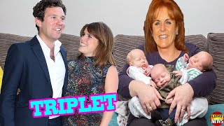Grandmother-to-be Sarah Ferguson shared a picture of Eugenie and Jack's baby triplet at her home