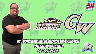 St Bonaventure vs George Washington 2/9/25 Free College Basketball Picks and Predictions | NCAAB