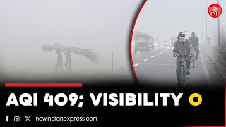 Delhi wakes up to dense fog and severe AQI  | Delhi Smog