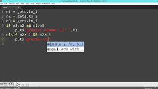 094 Learn python and ruby programming:- Finding greatest number