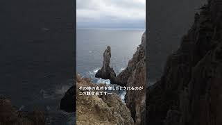 0236◆自然が作り出した高知県大堂海岸「観音岩」◆