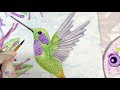 121 painting an alcohol ink hummingbird step by step