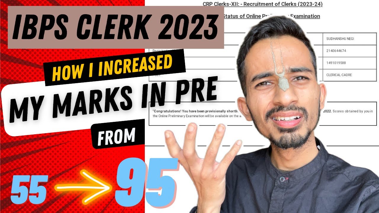 IBPS Clerk Pre Strategy || Ibps Clerk Preparation Strategy - YouTube