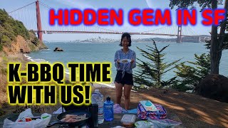 Hidden Gem in SF|샌프란시스코 일상, 금문교 피크닉|현지로컬이 추천하는 금문교 뷰포인트 Golden Gate Bridge view point with no crowds