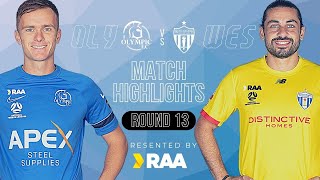 RD13 #RAANPLSA 2023 Highlights | Adelaide Olympic v West Adelaide