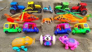 gadi wala cartoon | toy helicopter ka video | JCB & auto & tractor 87 dollar investment Total 12