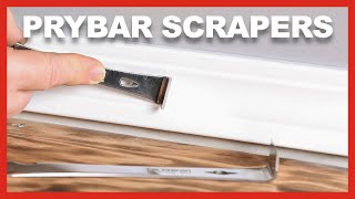 ARES Tool ⚒️ Stainless Steel Prybar Scrapers (46020) ⚒️ sharpened prybars with scraper ends