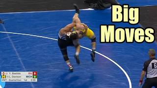 Epic Throws & Other Big Moves at 2024 NCAAs