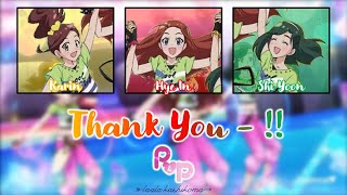 Thank You-!! (サンキュッ!!)｜P\u0026P｜FULL+LYRICS[ROM/KAN/ENG]｜Pretty Rhythm Dear My Future