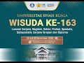 Wisuda Ke-163 Universitas Syiah Kuala Tanggal 22-11-2024