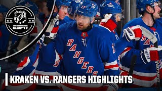 Seattle Kraken vs. New York Rangers | Full Game Highlights