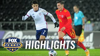 USMNT plays to nil-nil draw vs. Wales in first match in 285 days | FOX SOCCER HIGHLIGHTS