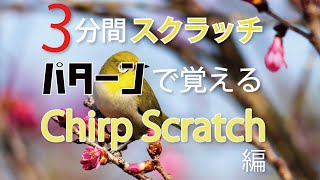 パターンで覚える 3分間スクラッチ 【Chirp Scratch編】