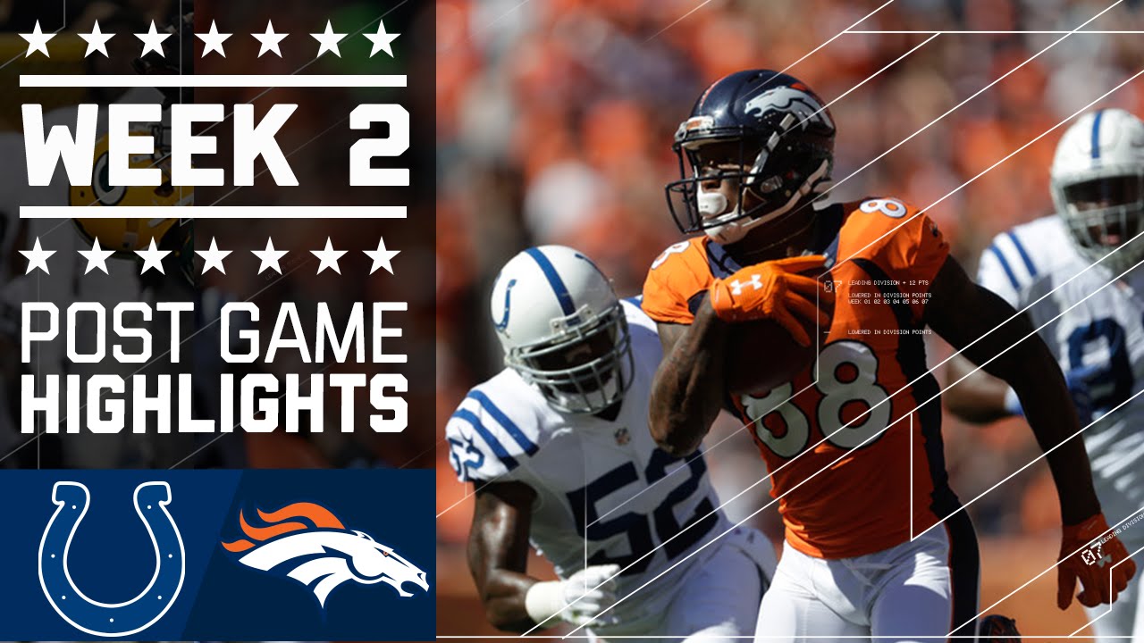 Colts Vs. Broncos | NFL Week 2 Game Highlights - YouTube