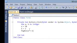 Visual Basic - Operators