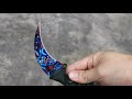 k40 karambit knife มีดพก มีดคารัมบิต มีดเดินป่า มีดใบตาย มีดควง