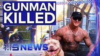 Sydney Bodybuilder shot dead after opening fire on police | Nine News Australia