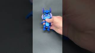 Check out this cute stitch model I 3D printed!  #3d #3dprinting #stitch