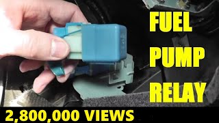 Fuel Pump Relay TESTING and REPLACEMENT