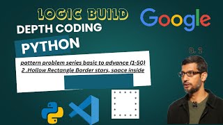python pattern problem Hollow Rectangle Border stars, space inside csm skills tcs