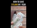 $15K Money Savings Challenge - How to Save $15,000 in a Year