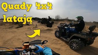 Quady 4x4 żwirownia // Jazda z Ekipą | Can-am Renegade 850XMR | Born2RiDE KTM505sx SWAP ER-6n