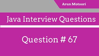 Java Interview Questions #67 - Explain Exception Hierarchy?
