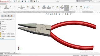 combination pliers with nise |solidwork plier
