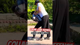 How To Defend Against Collar Grabs #selfdefense #kravmaga #selfdefence #rajatayyab #taekwondo