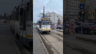 Tramvaiul V3A 93 #186 pe linia 27