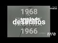 session of cartoons opening original brazilian portuguese 1968 rede globo ident