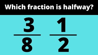 Which fraction is between 3/8 and 1/2 ?