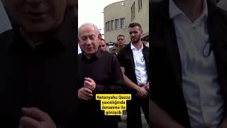 Netanyahu Qəzza yaxınlığında donanma ilə görüşüb