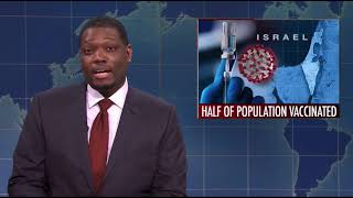 SNL's Michael Che makes joke about Israel not vaccinating Palestinians 2/20/2021