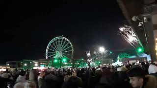 Montreal Old Port Dec 31 2024 Midnight And  2025 Fireworks